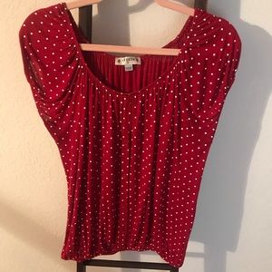 Agenda polka dot short sleeve XL
